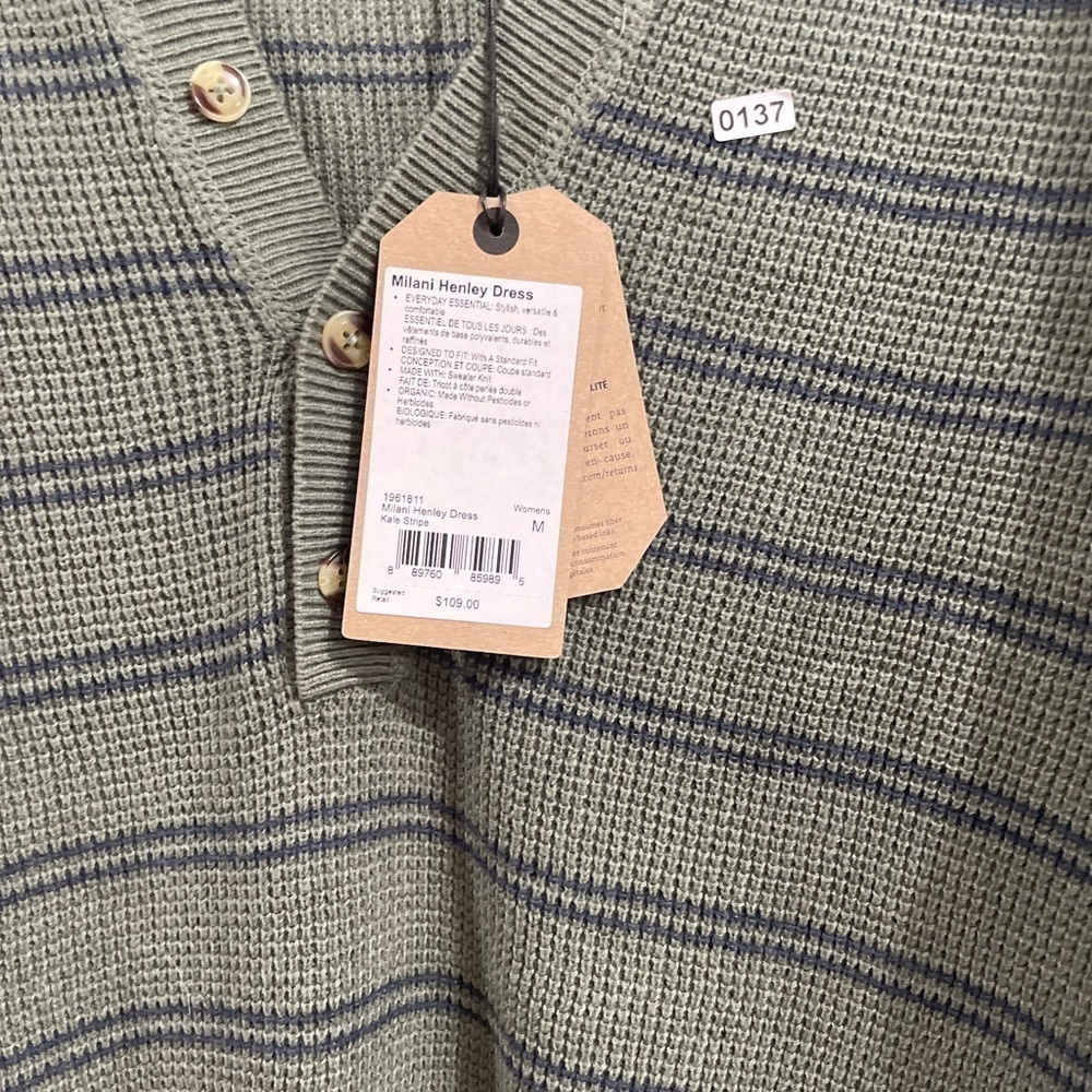 PRANA Milani Henley Dress Size Medium NWT - Picture 8 of 10